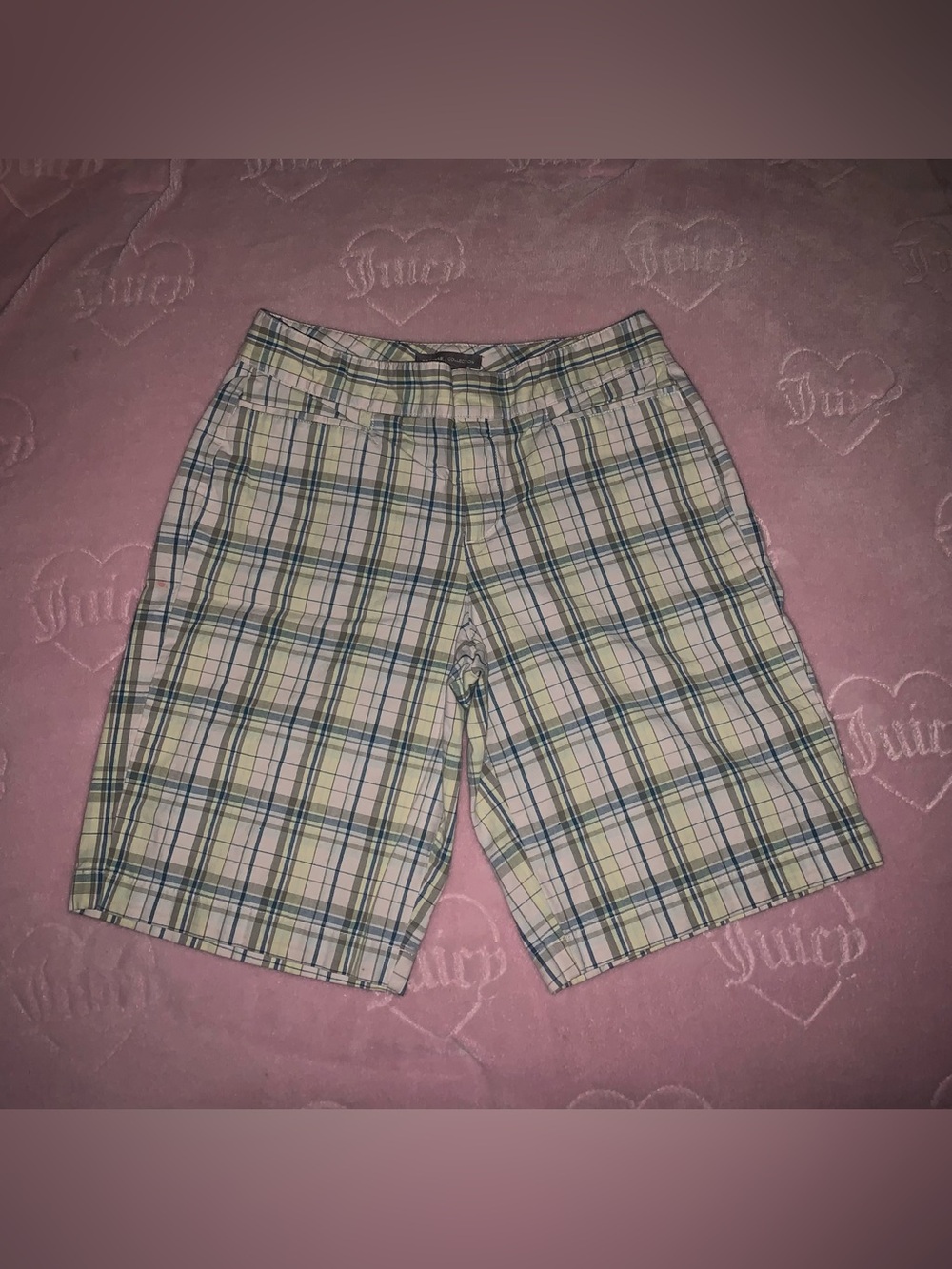 Vintage Y2K Dockers Collection Plaid Shorts Size 4 Preppy